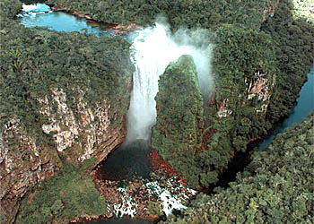 The Arco Iris waterfall
